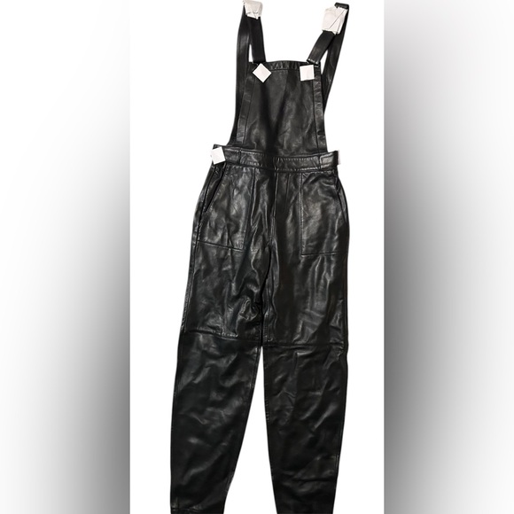 LITA by Ciara Genuine Leather Overalls - Picture 3 of 10